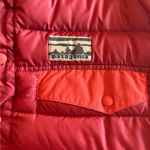 Patagonia Burgundy Down Snap-T Pullover - Picture 4 of 4
